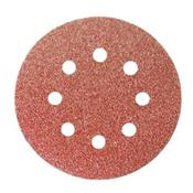 Disco De Lixa Com Velcro Perfurado Grão 80, 125 Mm, 5 Peças 15464 738049 