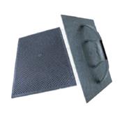 Desempenadeira Extra Grande Plástica Estriada Com Cabo Duplo 15473 138 