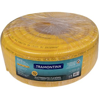 Eletroduto Corrugado Amarelo Leve Dn 20mm -1/2 50m 15504 57505001 