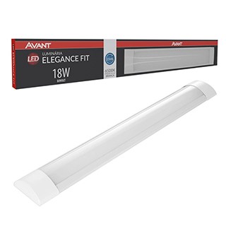 Luminária Led Elegance Fit Branca 6500k 18w 1080 Llumes Bivolt 15638 946101377 