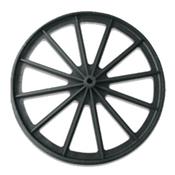 Roda Carrinho De Feira Refoçada 24cm 15773 CP094 