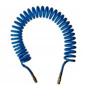 Mangueira Ar Espiral Pu 8mm X  7 Metros  Conexão De Latão 1/ 15901 83AZ 