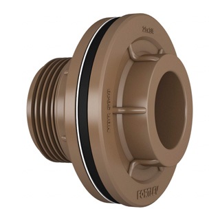 Adaptador Flange Marrom Soldável P/ Caixa D´ Água 20x1/2 15852 10012011