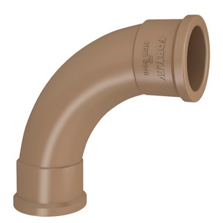 Curva 90 Marrom Soldável 20mm 15867 10100203