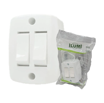 Interruptor Sobrepor Retangular 2 Teclas Simples 6a 250v 11653 16562 