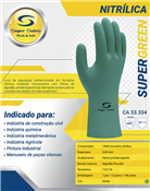 Luva Supergreen Tam. M C.a.33334 11991 SN-G-T8 