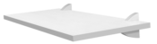 Prateleira Em Mdp Concept Branca Suporte Plástico 1,5mmx20cmx0,80cm 12255 08850-030 