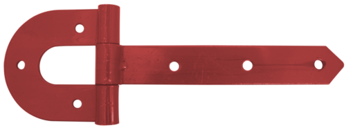 Dobradiça Porteira Leve Vermelha 3mm 19,5 X 9cm 12" 5686 48 