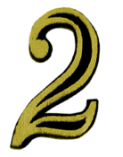 Número Casa Plástico Altura 11,5 Cm 2 9824 NC-2 