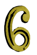 Número Casa Plástico Altura 11,5 Cm 6 9828 NC-6 