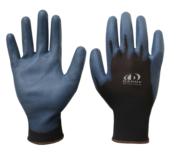 Luva Tricotada Nylon Flextáctil Preta Pu Tam. Xg C.a.29.014 11276 DA12100  WXGPT 