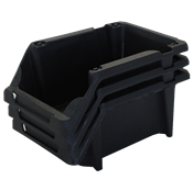 Gaveta Prática K3 Preta Empilhável 8x10x17 13649 42001 