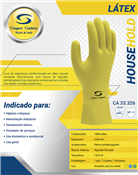 Luva Supersilver Amarela Tam. P C.a.33.332 11435 SS-AMR-T7